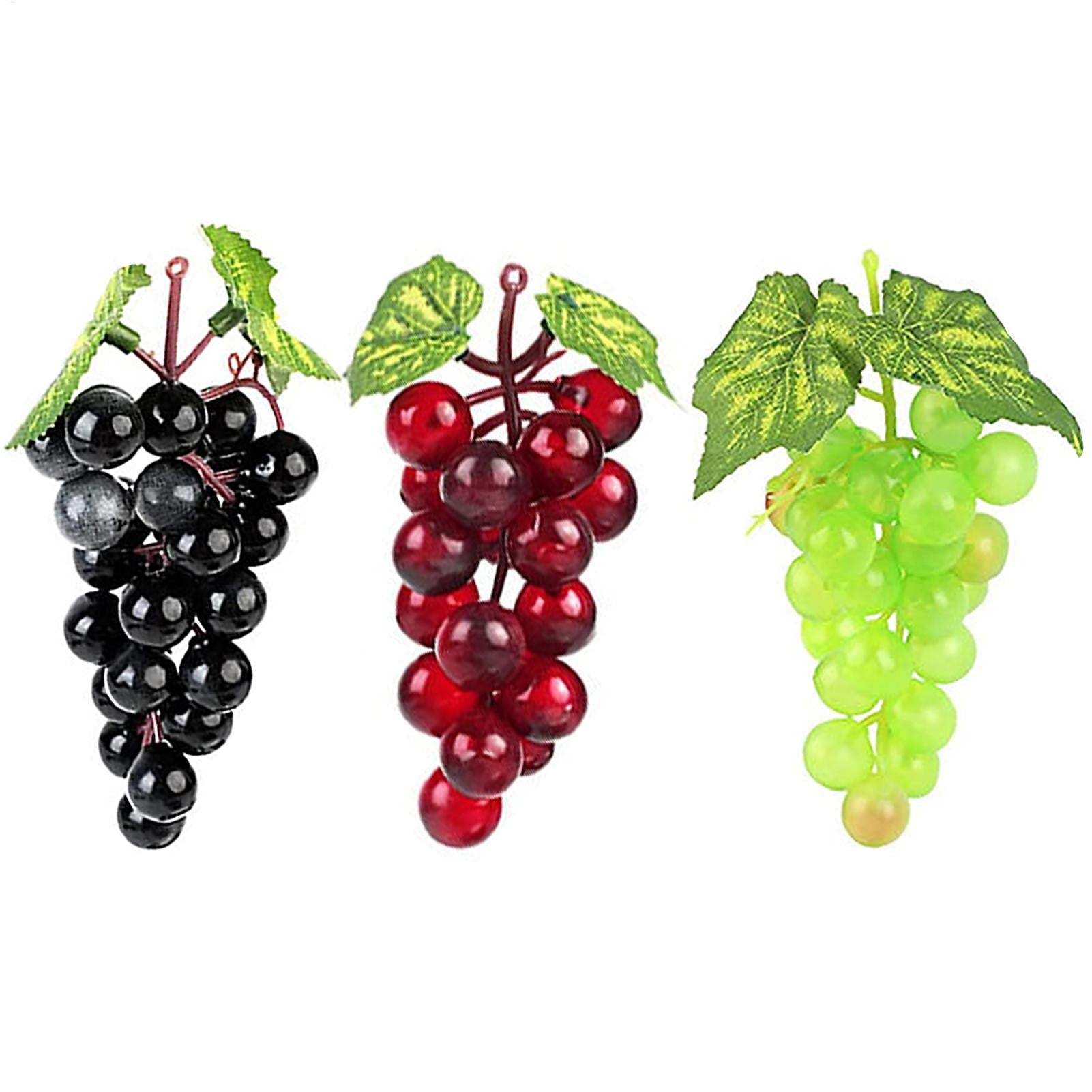 Realistic Artificial Grapes Table Decoration of Realistic Fake Grape Natural Fake Grape Bundles Party Home Wedding Decoration