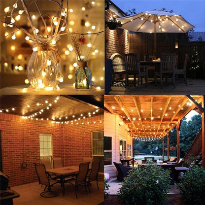Led Globe String Lights USB Fairy String Light 50 Leds Plug in Decor for Indoor Outdoor Party Wedding Christmas Tree Garden