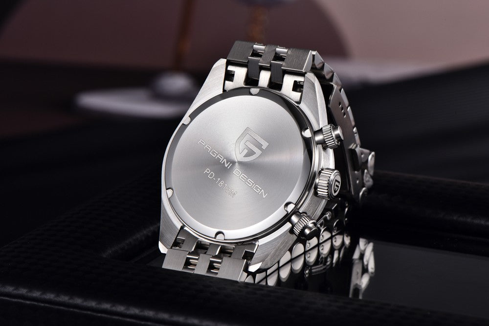 2025 New PAGANI DESIGN Panda Mens Watches Quartz Chronograph Watch For Men Gifts Man AR Sapphire Mirror Ceramic Bezel Waterproof