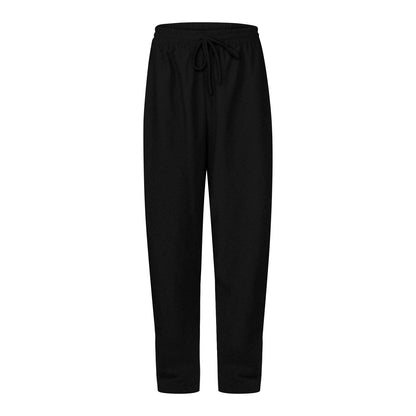 Wide Leg Pants For Women’s Fleece Lined Sweatpants Straight Pants Bottom All-Math Plain Fitness Joggers Pants Travel Basic