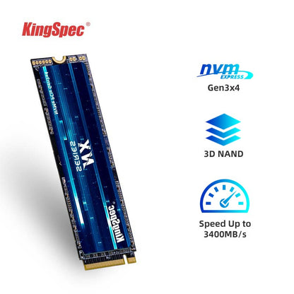 SSD NVMe M2 1TB 2TB KingSpec Unidade de Disco Rígido 120gb 128gb 240gb 215gb 512gb M.2 NVMe Ssd PCIe3.0 Para Computador Desktop