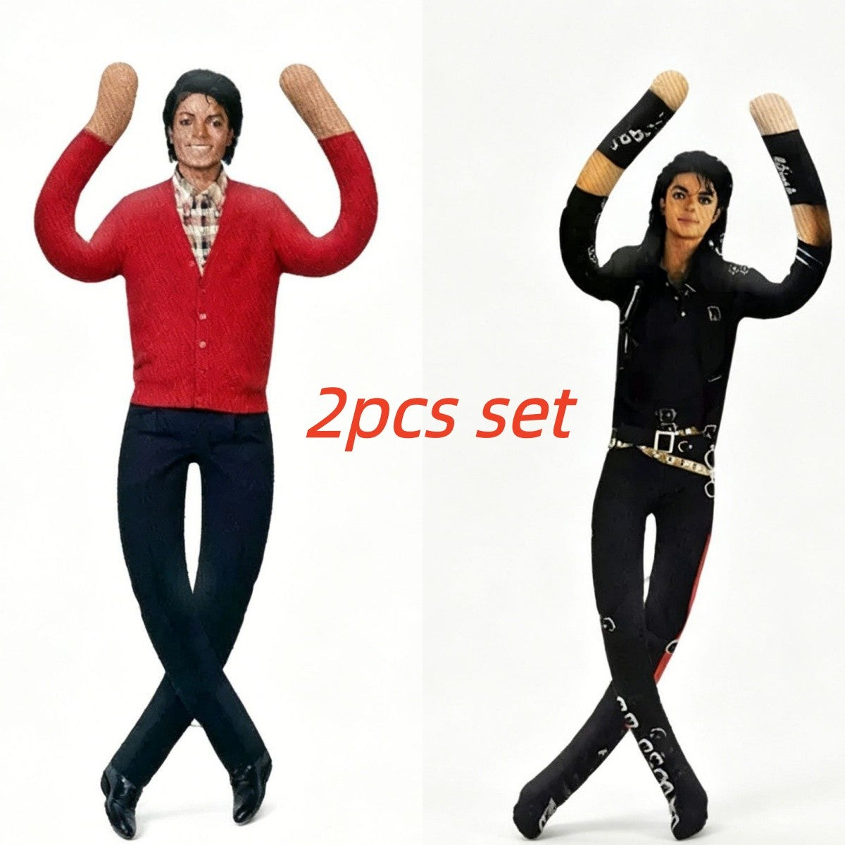 Abstract Michael Jackson Figure Creative Rat Jerky Doll Stuffed Ornament Bendable Rat Jerky Figurine Props Laoshu Gan Doll