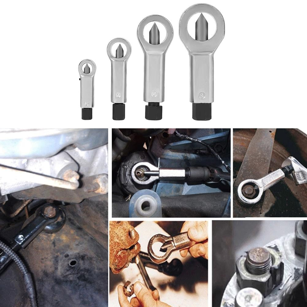 Ferramentas Manuais para Quebrar e Remover Porcas Danificadas, Ferrugem - Abridor de Porcas de 9-27mm