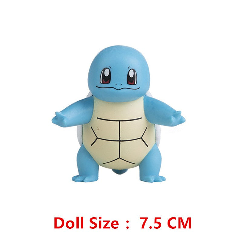 Pokémon Anime Figures Gelo Eevee Pikachu Dragão Voador Coleção Figura Brinquedos de Ação Fofos Modelo Pok é mon Presentes de Aniversário Infantis
