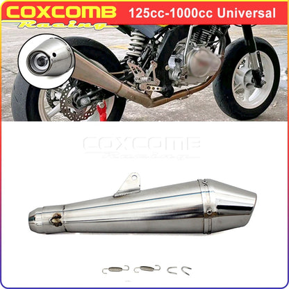 125cc 250cc 300cc 350cc 400cc 500cc 600cc 700cc 800cc 1000cc Motorcycle Exhaust Muffler Pipe With DB killer For Harley Honda BMW