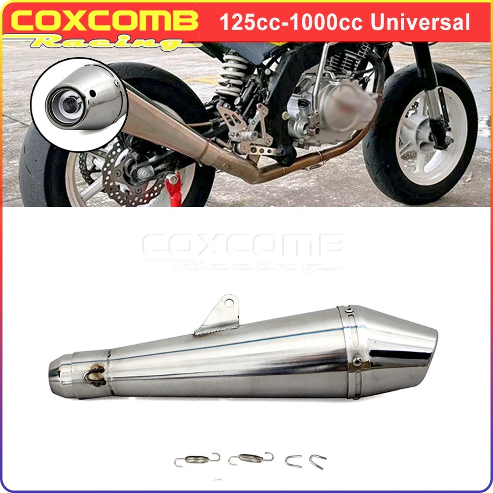 125cc 250cc 300cc 350cc 400cc 500cc 600cc 700cc 800cc 1000cc Motorcycle Exhaust Muffler Pipe With DB killer For Harley Honda BMW