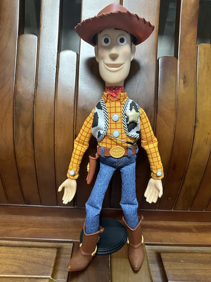 Disney Toy Story 20º Aniversário Woody Xerife Cowboy Jessie Fala Frases Interativas Figura Boneco Anime Enfeite Brinquedo Presente