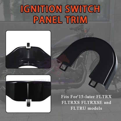 2015-2024 Painel de Acabamento da Chave de Ignição Acessórios para Motos Harley Touring CVO Road Glide FLTRX FLTRXS FLTRXSE FLTRU