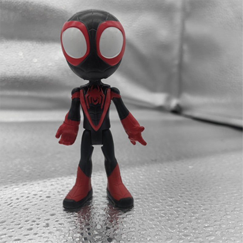 Boneco Articulado de Super-Herói Spidey e Seus Amigos Espetaculares Homem-Aranha Miles Morales Boneco Colecionável Brinquedos Presentes Crianças