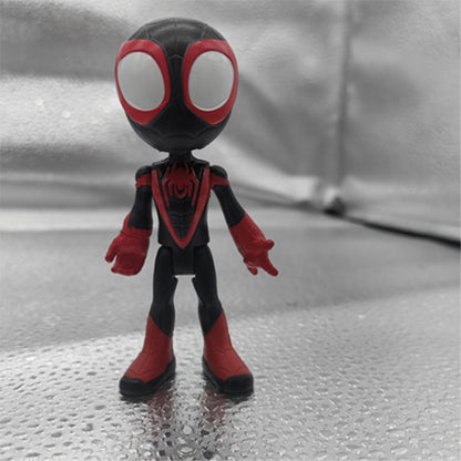 Boneco Articulado de Super-Herói Spidey e Seus Amigos Espetaculares Homem-Aranha Miles Morales Boneco Colecionável Brinquedos Presentes Crianças