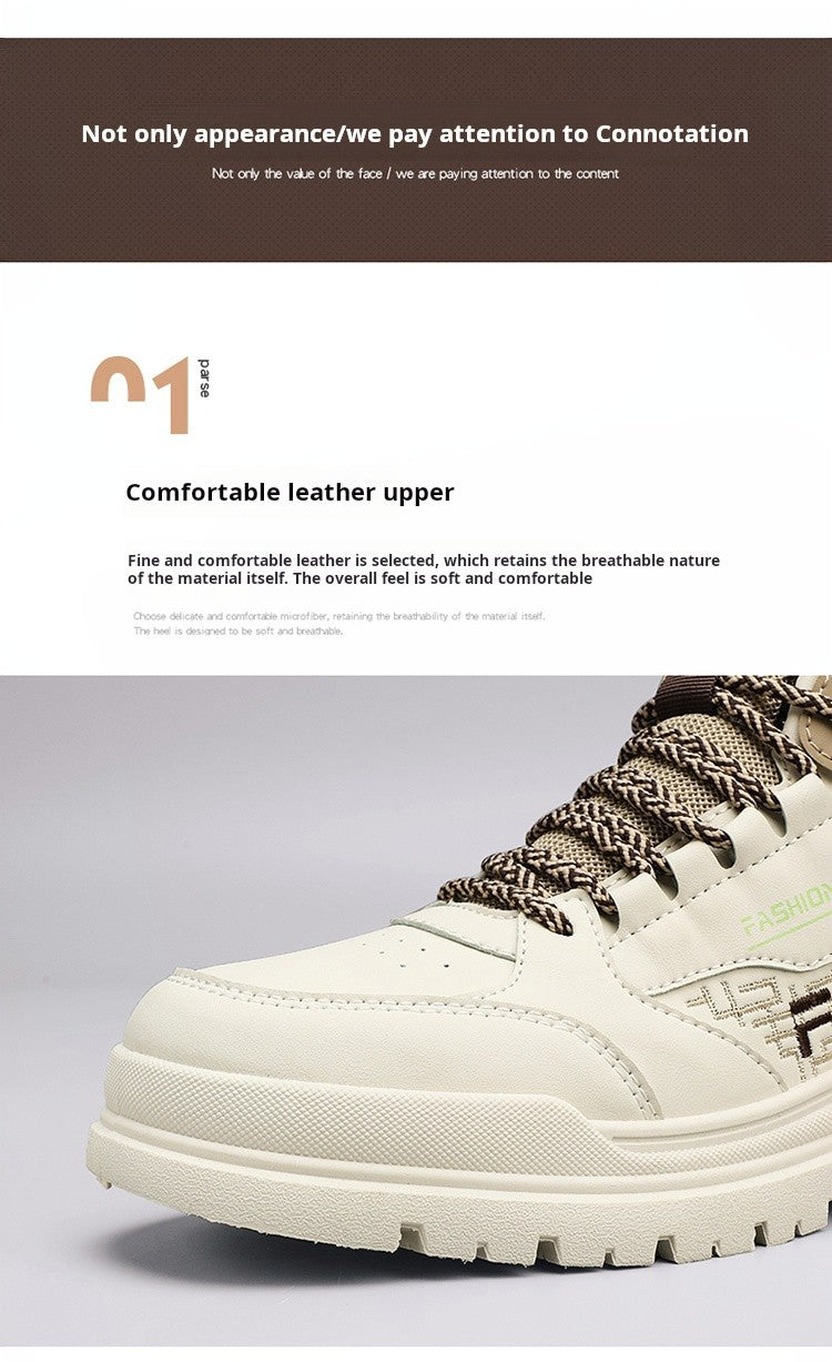 Tênis Masculino Casual de Outono Vulcanizado, Tênis Esportivo Masculino para Caminhada, Tênis Masculino para Área Externa, Tênis Masculino com Sola Macia para Caminhada