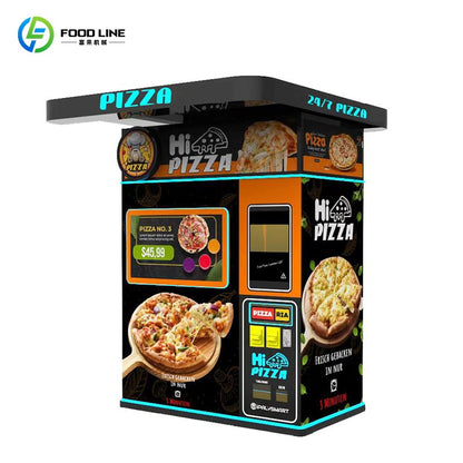 Máquina de venda automática de pizza saudável Máquina de venda automática de pizza automática por atacado Refrigeração comercial para preservação a longo prazo