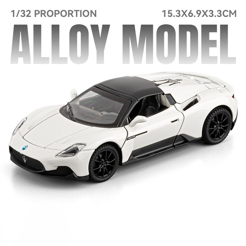 1:32 Maserati MC20 Supercar Alloy Diecast Model Car Boy’s High Simulation Miniature Holiday Present & Home Trendy Ornament Toys