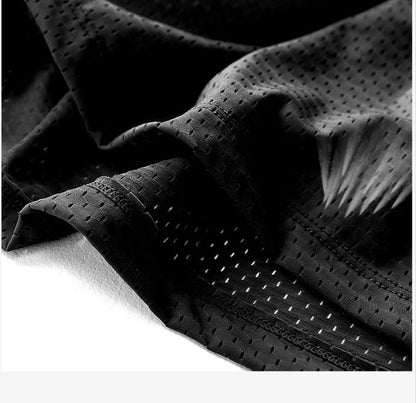 Men's Ice Silk Mesh Tank Tops Gym Stringer Transparent Bodybuilding Sleeveless Shirt Fitness Vest Male mesh Muscle Singlets