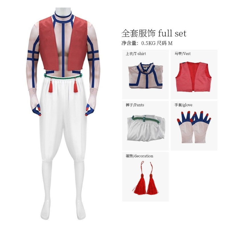 Akaza Cosplay Costume Full Set Anime Role Play Outfit Clothes Wig Uniform for Men Halloween Party