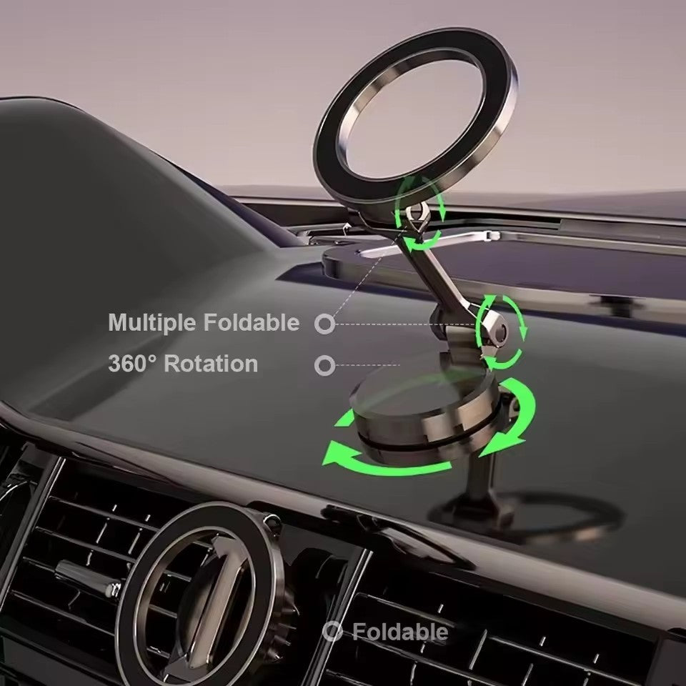 Suporte para telefone veicular 1080 Magsafe Suporte móvel para o carro Suporte para celular no carro para iPhone 17 16 Pro Max Plus