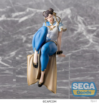 Figura SEGA Street Fighter 6 Chokonose Premium Ryu/Chun-Li Coleção de Brinquedos Presentes Modelo Enfeites Estátua