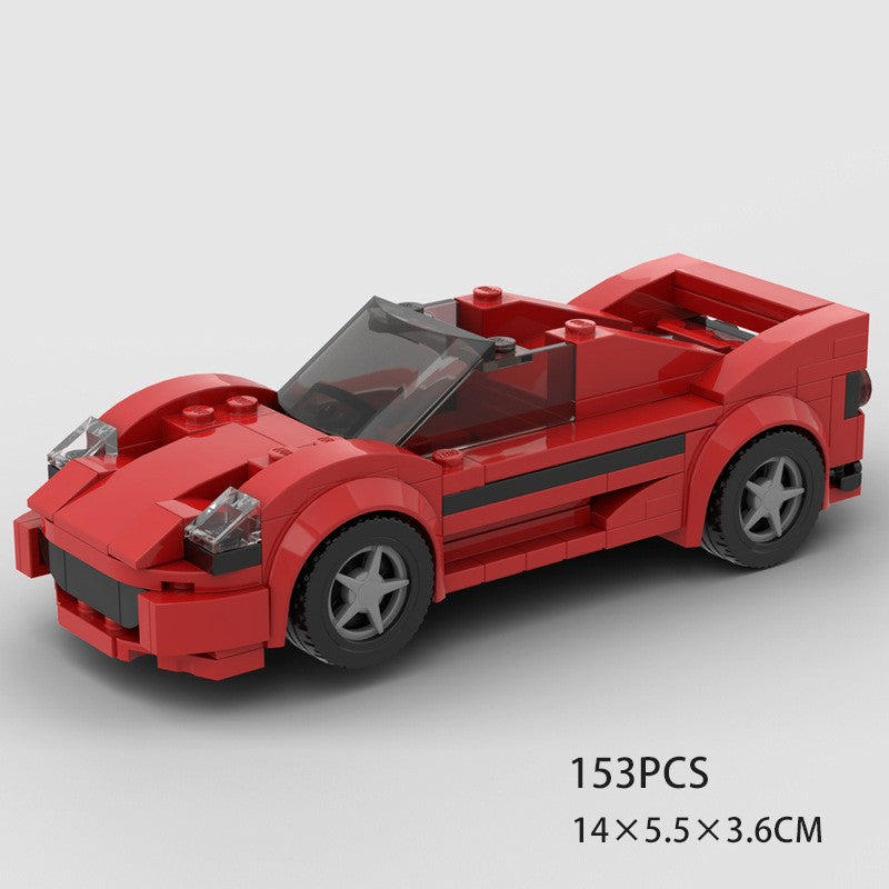 MOC Carro Esportivo de Corrida Veículo Cidade Speed Racer Modelo Técnico Blocos de Construção Tijolos Supercarro F1 Brinquedos Infantis Presentes para Meninos NSX