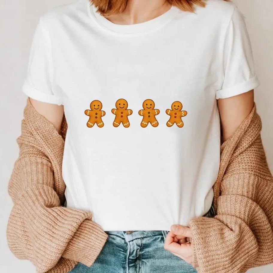 It’s the Most Wonderful Time of the Year T Shirts Gingerbread Christmas Tee Cute Holiday Shirt, Festive Cookie Lover Top