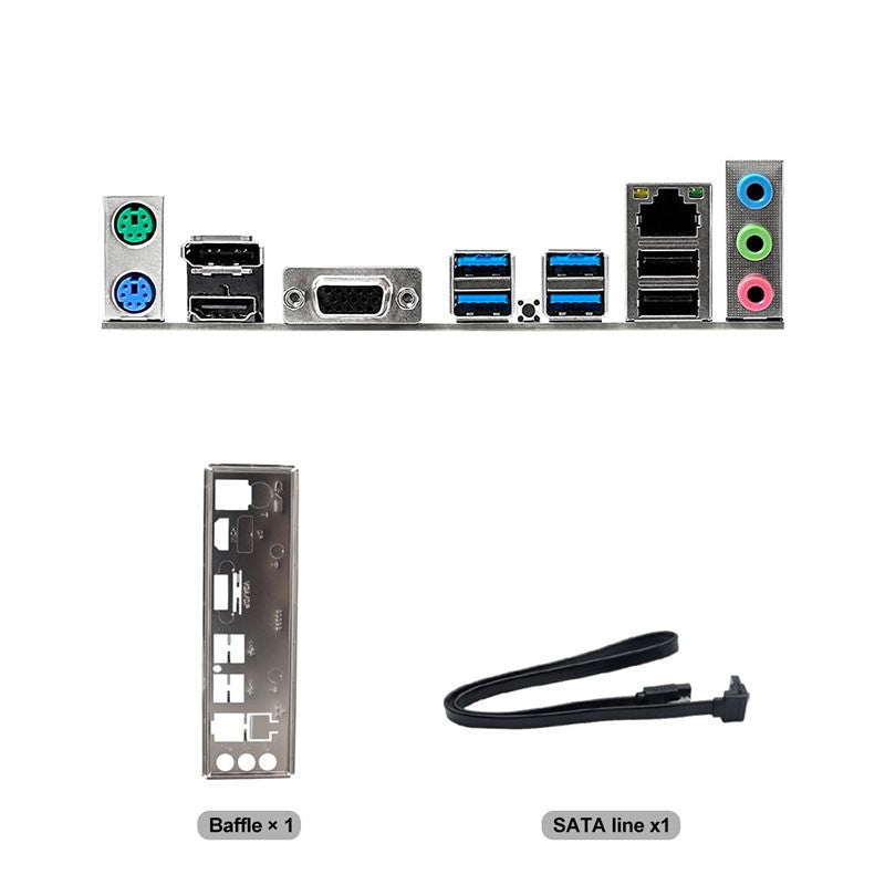 Placa-mãe B550M Gaming ARGB M-ATX, AMD AM4 Séries 4000 e 5000, 2 slots DDR4 64G