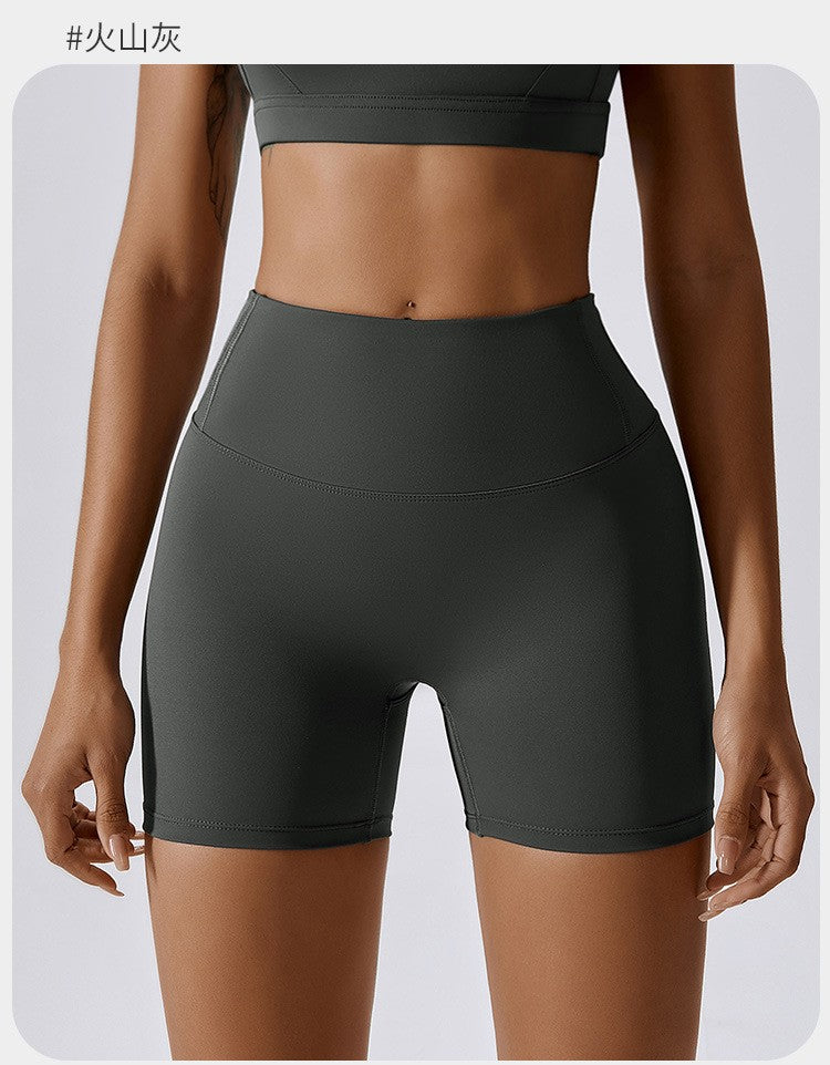 SWELTERING Gym Fitness Shorts Running Cycling Sports Shorts Breathable Workout Short Leggings High Waist Fitness Yoga Shorts