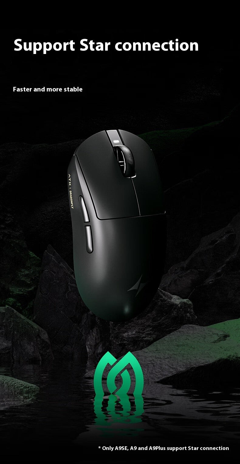 ATK A9 Ultra Wireless Gaming Mouse Tri Mode 8K 53g Lightweight A9/A9 SE/A9 Plus/A9 Pro Gaming Mouse E-sports PC Customized Gift