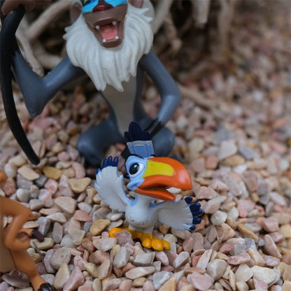 Disney O Rei Leão Timão Zazu tucano Bonecos de Ação Brinquedos Presentes de Natal para Crianças Coleção Modelo de PVC Decoração de Mesa