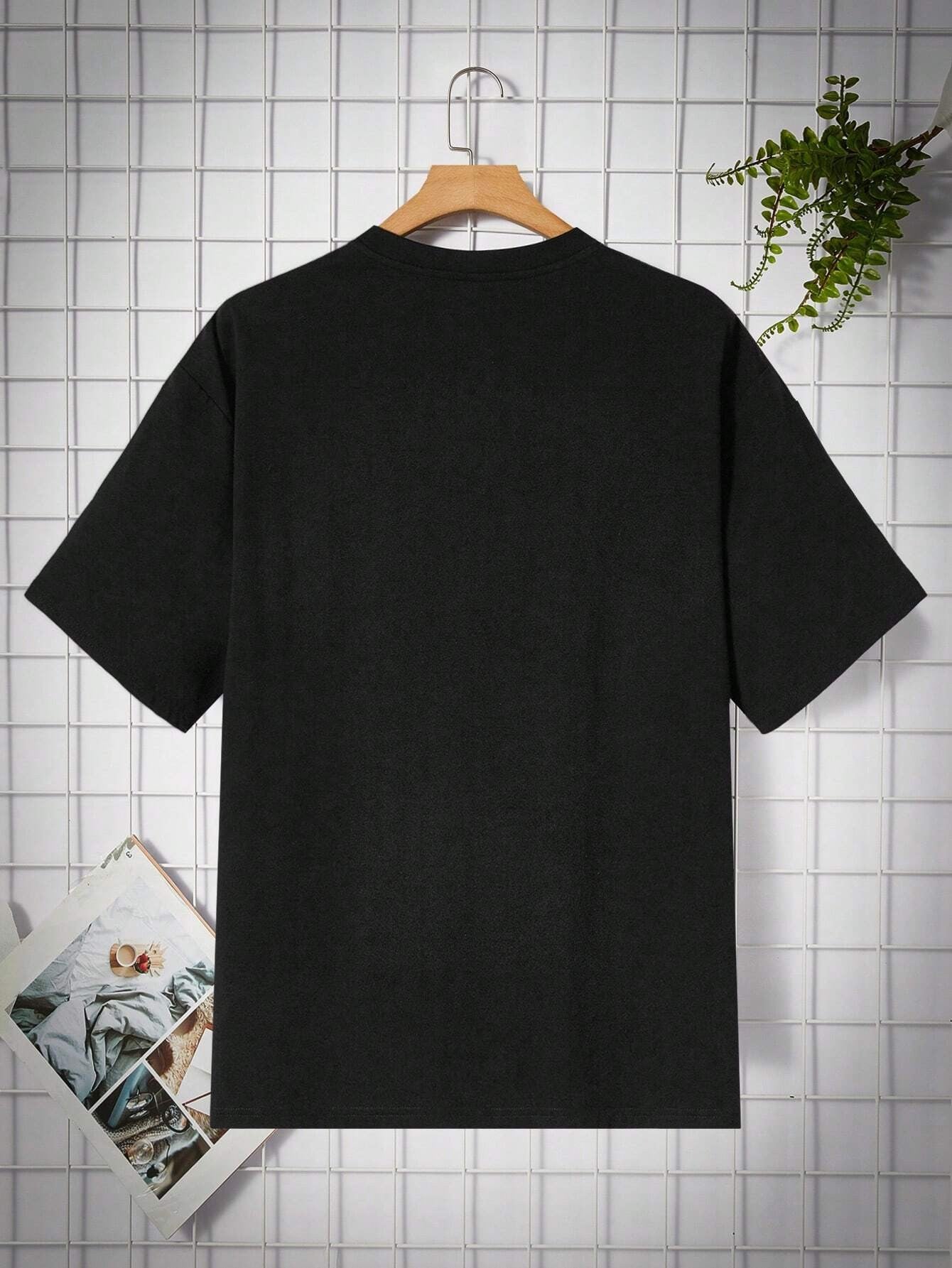 Pink Love Spider Web Funny Graphic Printing Tshirts Men Fashion Cotton T Shirts Summer Breathable Clothes Oversize Street Tee