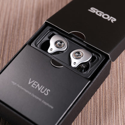 Fones de ouvido dinâmicos SGOR VENUS HIFI Super Bass Fones de ouvido intra-auriculares para monitoramento de música Fones de ouvido esportivos com cancelamento de ruído para esportes