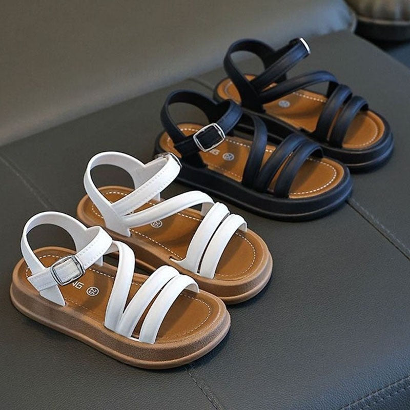 Breathable Lightweight Girls Sandals Summer Casual Children Sandal Girl Baby Flat Shoes Fashion Casual Non Slip Kids Beach Shoes