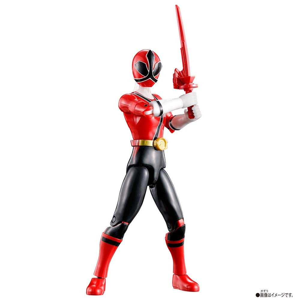 Em estoque, original Bandai Action Hero Super Sentai Power Rangers Coleção Red Rangers Bonecos de Ação Modelo Brinquedo Presente