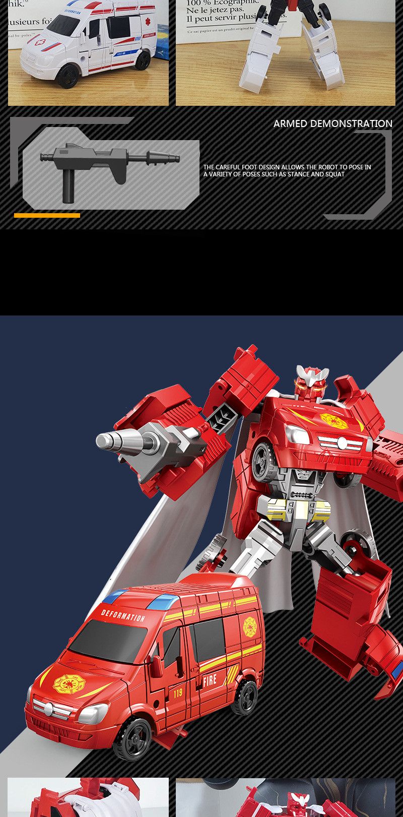 WEIJIANG NOVO 20CM Transformação Anime Boneco de Ação Brinquedos de Filme Plástico ABS Robô Carro Avião Tanque Legal Modelo Presente para Meninos