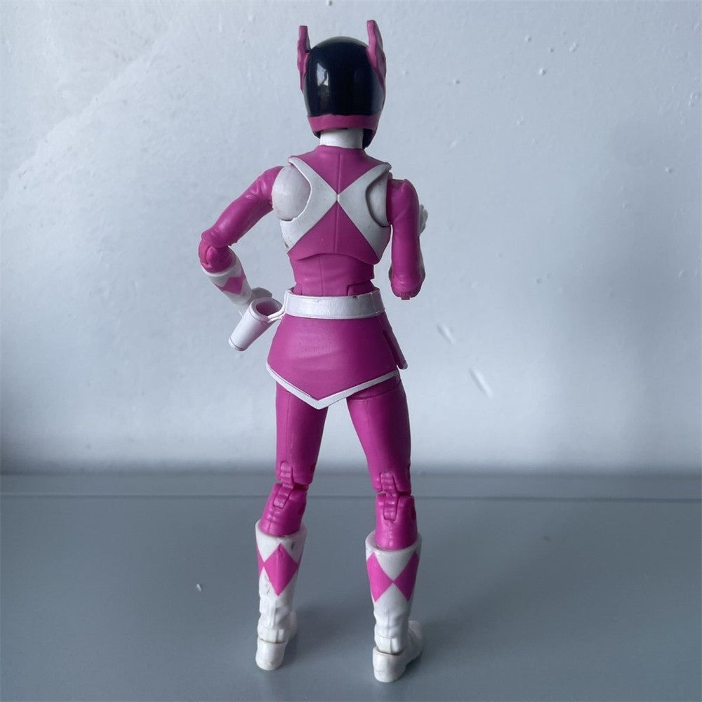 Hasbro Power Rangers Ranger Rosa 6 Polegadas Produto Genuíno A Granel Com Defeito Boneca Modelo Boneco de Ação Presente de Aniversário