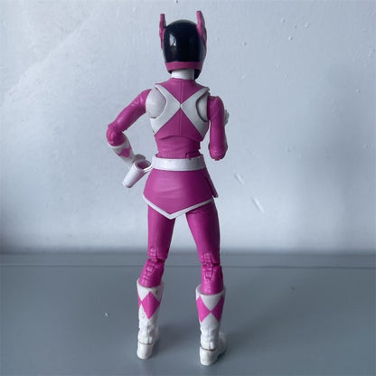 Hasbro Power Rangers Ranger Rosa 6 Polegadas Produto Genuíno A Granel Com Defeito Boneca Modelo Boneco de Ação Presente de Aniversário