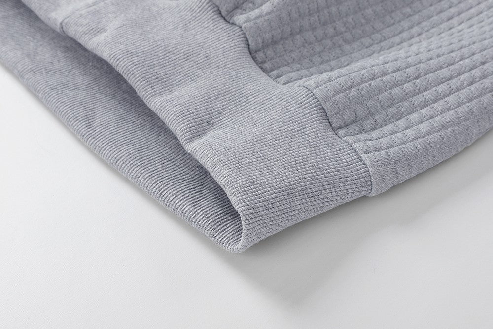 Men's Crew Neck Sweatshirts Solid Color  Long Sleeve Large Sweatwear Spring Autumn Outdoor Jogging Tops