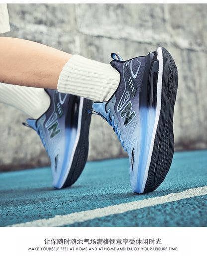 Sports Shoes for Men Mesh Breathable Comfortable Outdoor Sports Trendy Lace-up Sneakers 2025 New Casual Running Shoes for Man