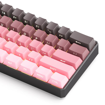 Akko MonsGeek FUN60 Teclado Mecânico Interruptor Magnético Teclados Gamer 60% Gatilho Rápido 0,01mm 8K ARGB HE/TMR Teclado Personalizado