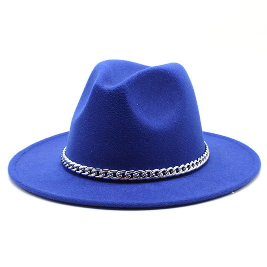 Big Size 59-61CM Fedoras Hats for Women Winter Fashion Formal Wedding Decorate Jazz Hats Men Panama Church Hat Chapeau Femme