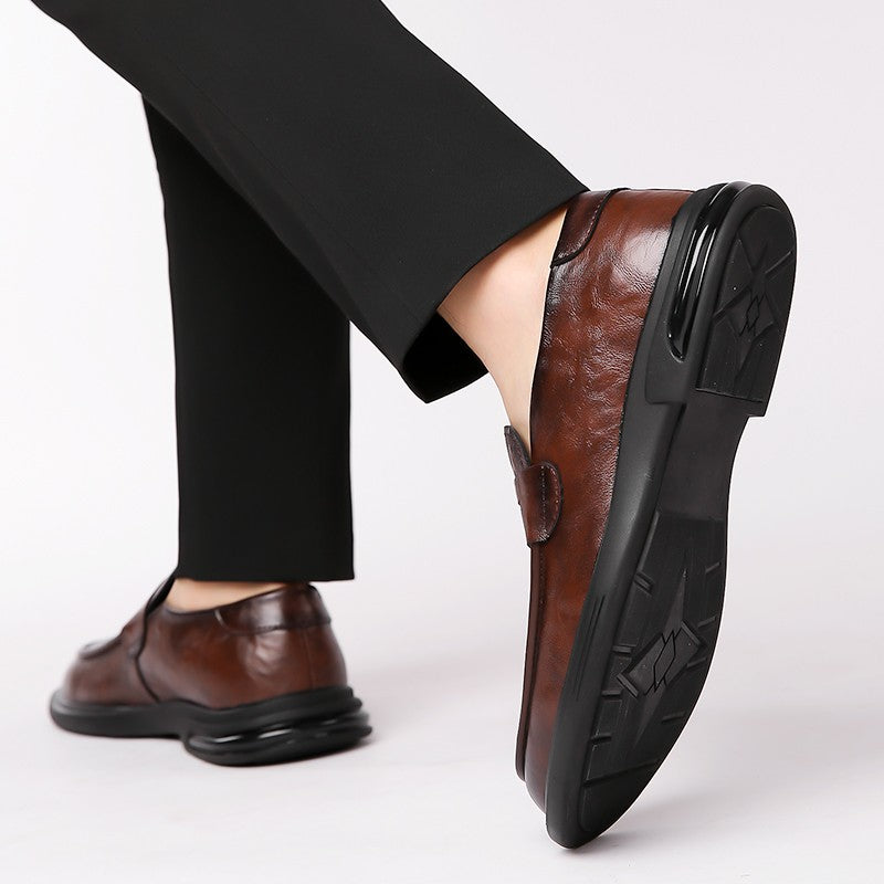 High Quality Fashionable Loafers Leather Men Business Formal Casual Leather Shoes Spring Men Soft and Comfortable Leather Shoes