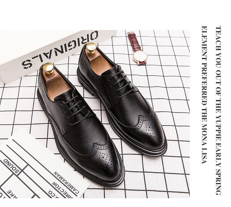 High Quality Men's Dress Shoes Classic Formal Oxford Leather Shoes Men Casual Brogues Business Shoes Man Loafers