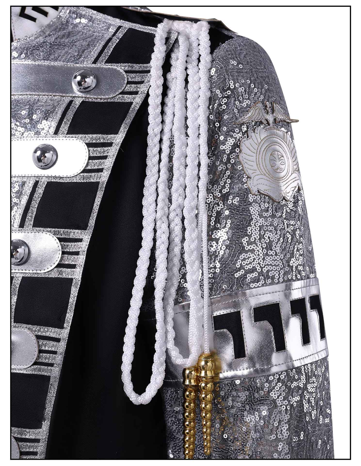 Punk Rock Michael Jackson Germany Military Cool Gaorgeous Teaser Jacket Outerwear for Collection costume