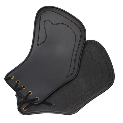 Escudos defletores de calor de couro PU universal para motocicletas Harley Touring Street Road Glide Dyna Fatboy Softail Sportster