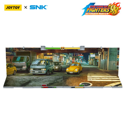 JOYTOY SNK Boneco de Ação 1/18 KOF '98UM Cenário Base-Rua Japonesa Modelo Aniversário