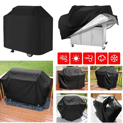 Outdoor Barbecue Gas Grill Cover Waterproof UV Protection Grill Cover Fade Resistant for Weber Holland Jenn-Air Brinkmann Grill