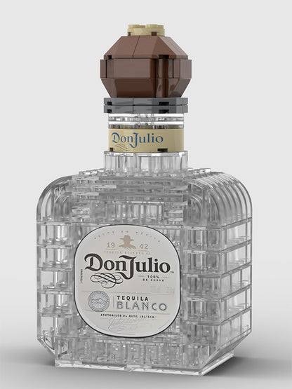 No Box Creative Whiskey Bottle Building Blocks, 3D Puzzle DIY Model Kits for Adults, Home Bar Decoration, 10 Styles Available