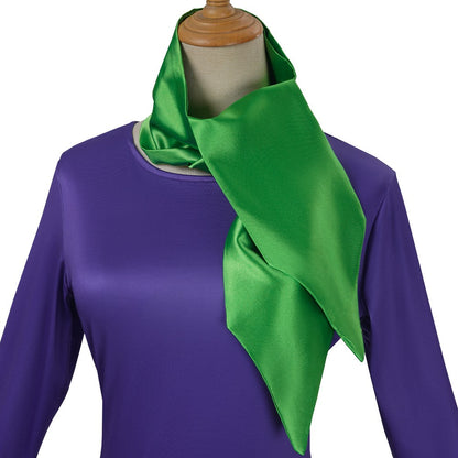 Daphne Blake cosplay costume adult Women fantasy song disguise dress socks TV cosplay Halloween cosplay set