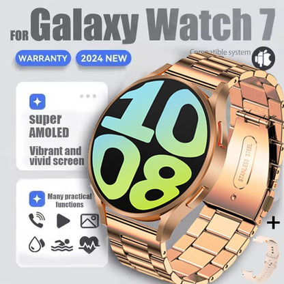 2025 New Watch 7 Classic GPS Sports Smartwatch1.5inch AMOLED HD Screen Voice Assistant Bluetooth Call Smart Watch For Men Women