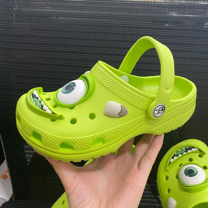 Disney Mcqueens Pixar Desenho Animado Chinelos Impermeáveis Sólidos Sandálias de Buraco Sandálias de Praia ao Ar Livre Sandálias Casuais Respiráveis Sapatos de EVA Adulto Presente