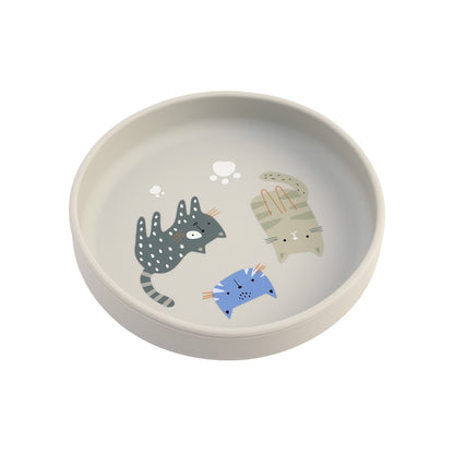 1PCS Dinosaur Silicone Baby Plate BPA Free Cartoon Food Tray For Toddlers Self Feeding Training 6M+ Easy Clean Tableware