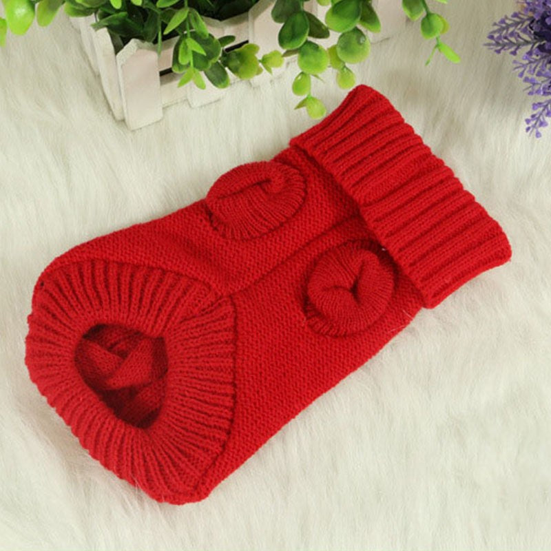 Roupa de Inverno para Cães, Roupa de Tricô para Animais de Estimação Pequenos e Médios, Casaco para Filhotes Chihuahua, Suéter para Cães Yorkshire, Ropa Perro
